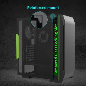 Zalman Case ATX - N7 PLUS - 7 fans included, Tempered Glass
