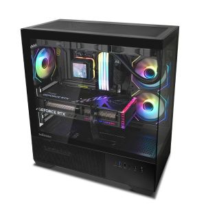 Zalman Case ATX - Chronix BLACK - 3 x 120 mm A-RGB, USB-C, Tempered Glass