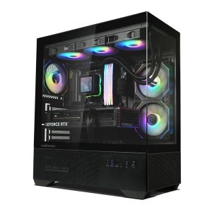 Zalman Case ATX - Chronix BLACK - 3 x 120 mm A-RGB, USB-C, Tempered Glass