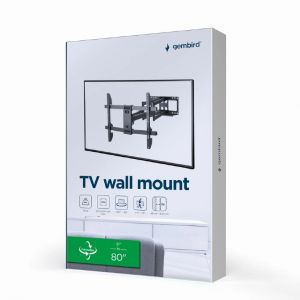 Gembird стенна стойка за телевизор TV Mount - WM-80ST-02 - 37"-80", 60 kg