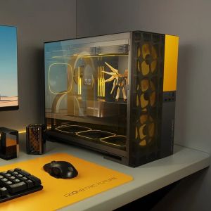 Geometric Future Case EATX - Model 5 Vent Black - 5 x 140 mm aRGB fans included