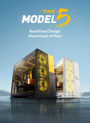 Geometric Future Case EATX - Model 5 Vent Black - 5 x 140 mm aRGB fans included