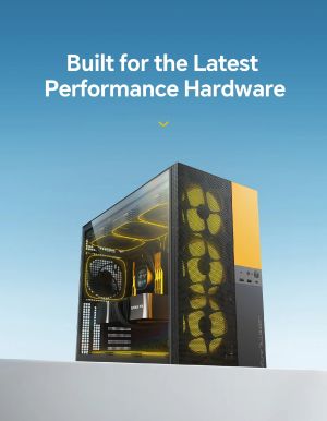 Geometric Future Case EATX - Model 5 Vent Black - 5 x 140 mm aRGB fans included