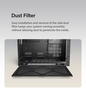 Geometric Future Case EATX - Model 5 Vent Black - 5 x 140 mm aRGB fans included