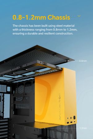 Geometric Future Case EATX - Model 5 Black/Grey