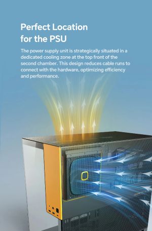 Geometric Future Case EATX - Model 5 Black/Grey