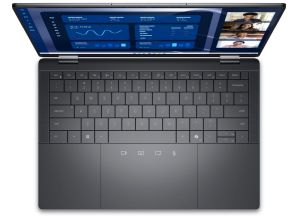 Лаптоп Dell Latitude 9450, Intel Core Ultra 7 165U (12 MB Cache, up to 4.9 GHz), 2in1, 14" QHD+(2560x1600), IPS Touch, AS,AR, 16GB on board 7467 MT/s LPDDR5X, 512 GB SSD PCIe M.2, Intel Graphics, FHD IR Cam , WiFi 7, FPR, Backlot, Win 11 Pro, 3Y PS