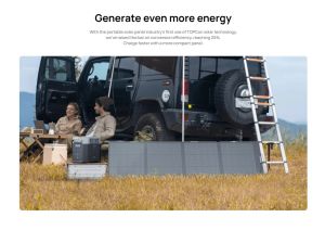 Ecoflow портативен соларен панел NextGen 220W Bifacial Portable Solar Panel