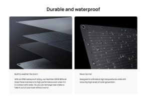 Ecoflow портативен соларен панел NextGen 220W Bifacial Portable Solar Panel