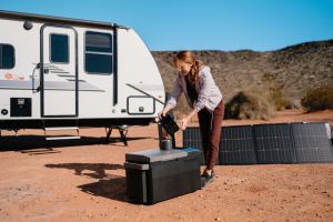 Ecoflow портативен соларен панел NextGen 220W Bifacial Portable Solar Panel