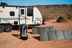 Ecoflow портативен соларен панел NextGen 220W Bifacial Portable Solar Panel