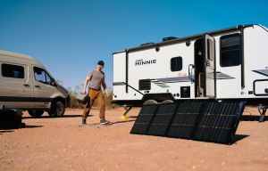 Ecoflow портативен соларен панел NextGen 220W Bifacial Portable Solar Panel