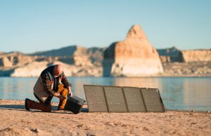 Ecoflow портативен соларен панел NextGen 220W Bifacial Portable Solar Panel