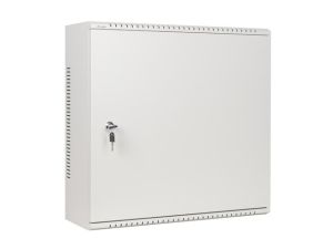 Комуникационен шкаф Lanberg rack cabinet 19" wall-mount 6U+3u/540x200 low-profile grey (assembled)