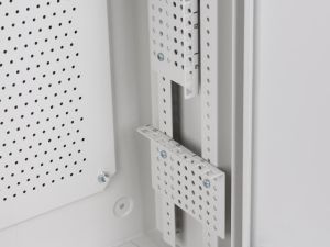 Комуникационен шкаф Lanberg rack cabinet 19" wall-mount 6U+3u/540x200 low-profile grey (assembled)