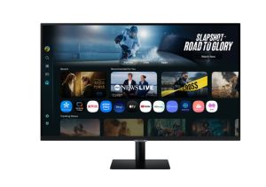 Monitor LED Samsung Smart M7 LS32FM700UUXDU 32", 3840x2160, 4K UHD, 60Hz, VA, HDR10, 16:9, 3000:1, 300 cd/m2, 4ms, 178/178, USB-C (65W), HDMI, 2xUSB-A, Smart TV Apps, Tizen OS, Flicker-free, Tilt, Height Adjust, 2Y warranty
