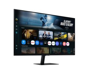 Monitor LED Samsung Smart M7 LS32FM700UUXDU 32", 3840x2160, 4K UHD, 60Hz, VA, HDR10, 16:9, 3000:1, 300 cd/m2, 4ms, 178/178, USB-C (65W), HDMI, 2xUSB-A, Smart TV Apps, Tizen OS, Flicker-free, Tilt, Height Adjust, 2Y warranty