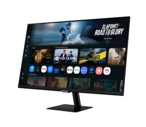 Monitor LED Samsung Smart M7 LS32FM700UUXDU 32", 3840x2160, 4K UHD, 60Hz, VA, HDR10, 16:9, 3000:1, 300 cd/m2, 4ms, 178/178, USB-C (65W), HDMI, 2xUSB-A, Smart TV Apps, Tizen OS, Flicker-free, Tilt, Height Adjust, 2Y warranty