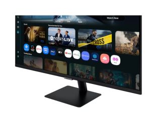 Monitor LED Samsung Smart M7 LS32FM700UUXDU 32", 3840x2160, 4K UHD, 60Hz, VA, HDR10, 16:9, 3000:1, 300 cd/m2, 4ms, 178/178, USB-C (65W), HDMI, 2xUSB-A, Smart TV Apps, Tizen OS, Flicker-free, Tilt, Height Adjust, 2Y warranty