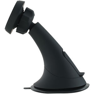 CANYON CH-6, Car Holder for Smartphones, magnetic suction function, with 2 plates(rectangle/circle), black, 97*67.5*107mm 0.068kg