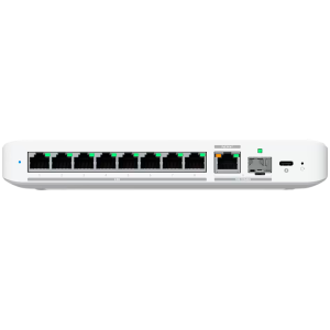 Ubiquiti switch USW-Flex-2.5G-8-EU 8-port 2.5 GbE ports, 10 GbE PoE+ input port for power / SFP+ port combo