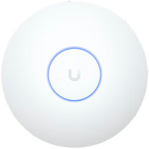 Ubiquiti UniFi U7-LR Long-Range Compact, ceiling-mount WiFi 7 AP with 5 spatial streams and extended signal range