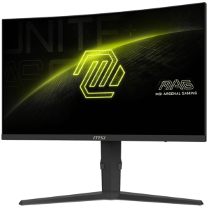 MSI MAG 275CQRF QD E2 Gaming Monitor, 27" 180Hz, WQHD (2560x1440) 16:9, Rapid VA, Anti-glare, Quantum Dot, 0.5ms, 300nits, 5000:1, 178/178, 1500R Curve, AMD FreeSync, HDR Ready, Adjustable Stand, 1x DP, 2x HDMI, 1x Type-C, USB Hub, 3Y Warranty