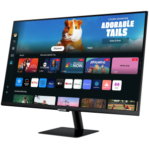 Monitor LED Samsung LS27DM500EUXDU M5 Smart, 27'' FHD FLAT 16:9 (1920x1080) VA 60Hz, 250 cd/2, 3000:1, 4ms (GTG), 178/178, 2xHDMI, 2xUSB-A, WiFi5, Bluetooth, Tizen OS, Remote, Tilt, VESA 100x100, 2Y