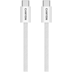 CANYON cable OnWire 60MG C-C 60W Magnet Braided 1m White