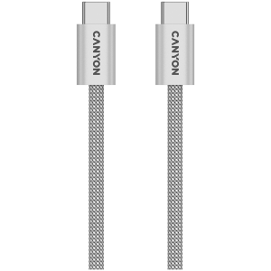CANYON cable OnWire 60MG C-C 60W Magnet Braided 1m Light Grey