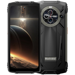 Blackview Rugged BV8200 LTE 6.5-inch FHD+IPS 1080x2400 120Hz Corning 3th + 1.3-inch 360x360 12+256GB MT8781 Octa-core 2.2GHz 8800mAh NO Charger CAM Front 32MP Rear 50+13MP IP68/IP69K/MIL-STD-810H NFC Fingerprint Black