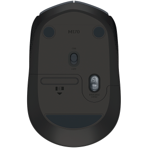 LOGITECH M170 Wireless Mouse - GREY