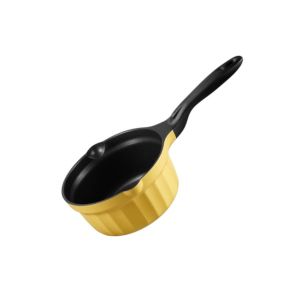 BUYDEEM Cast Aluminum Nonstick Sauce Pan 1.8L, model CP141, color Mellow Yellow