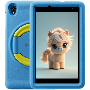 Blackview Tab A5 Kids, tablet, 8.0-inch 800x1280 HD+ IPS, Unisoc Tiger T310, 3GB + 64GB, LPDDR4 +EMMC5.1, 5100mAh; NO Charge, 4G:FDD:B1/B3/B7/B8/B20/B19, DokeOS_P 4.0 Based on Android 14, Blue