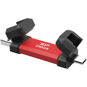 Silicon Power UC3S72 250GB, USB3.2 Gen2, DS72, Red