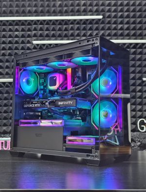 Ryzen 7-7800X3D/ RTX 5070Ti 16G/ RAM 32GB/ SSD 1TB/ Водно Охлаждане/ 1000W Захранване/ Геймърски компютър Dark Reaper DR043