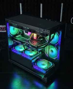 Ryzen 7-7800X3D/ RTX 5070Ti 16G/ RAM 32GB/ SSD 1TB/ Водно Охлаждане/ 1000W Захранване/ Геймърски компютър Dark Reaper DR043