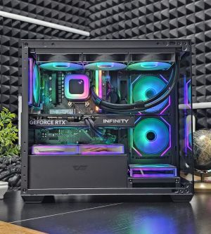 Ryzen 7-7800X3D/ RTX 5070Ti 16G/ RAM 32GB/ SSD 1TB/ Водно Охлаждане/ 1000W Захранване/ Геймърски компютър Dark Reaper DR043