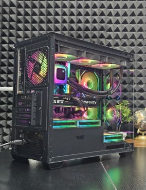 Ryzen 7-7800X3D/ RTX 5070Ti 16G/ RAM 32GB/ SSD 1TB/ Водно Охлаждане/ 1000W Захранване/ Геймърски компютър Dark Reaper DR043