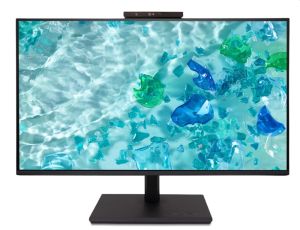 Монитор Acer Vero B247YD6bmiprczx, 23.8" IPS LED ZeroFrame, FHD (1920x1080), Adaptive Sync 120Hz, 4ms (GTG), 1500:1, 250 nits, HDMI, VGA, DP, Speakers, Audio in/out, USB3.2x3 (1up 3down), 5MP Cam, ERGO Stand, Energy Star, EPEAT Gold , Black
