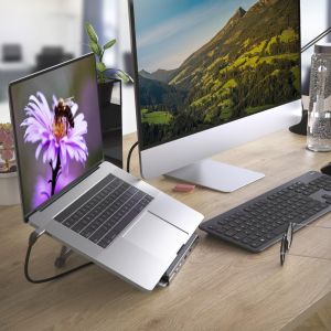 Hama "Connect2Office Stand" USB-C Docking Station