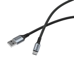 Кабел Verbatim Sync & Charge USB-A to USB-C 18W 120 cm