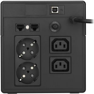 POWERWALKER UPS VI 1000 LCD, 1000VA, Line Interactive