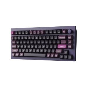 Безжична механичка клавиатура Keychron Q1 MAX Gateron Jupiter Brown Switch - Purple