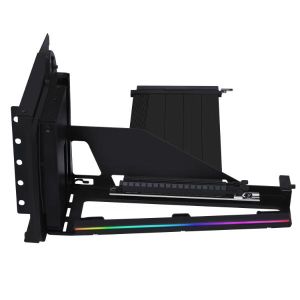 Брекет и кабел Lian Li 4 Slots Vertical GPU Kit v3, PCIe 5.0 за вертикален монтаж на видео карта - Черен