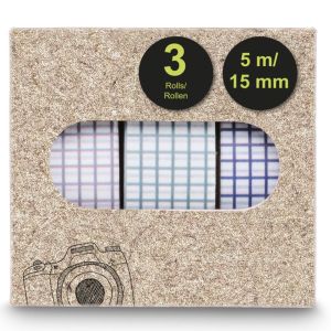 HAMA Хартиено тиксо за снимки, 1.5x500 см, различни мотиви, в комплекти от 3 бр