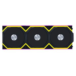 Triple Pack Lian Li UNI FAN SL Wireless ARGB PWM Reverse Blade - 120 mm Black + Controller