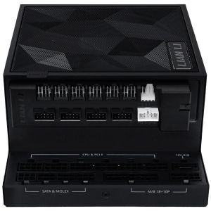 Захранващ блок Lian Li EDGE 1000W 80+ Gold PCIe 5.1, ATX 3.1 - Черно