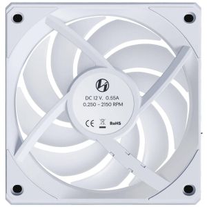 Вентилатор Lian Li UNI FAN CL Wireless ARGB PWM Reverse - 120 mm Бял