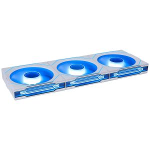 3Pack Fans Lian Li UNI FAN SL-INF Wireless ARGB PWM Reverse - 120 mm White + Controller